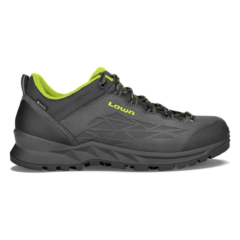 Lowa | Herren Lowa Explorer II GTX Lo – Anthrazit/Limette | Schneller Versand
