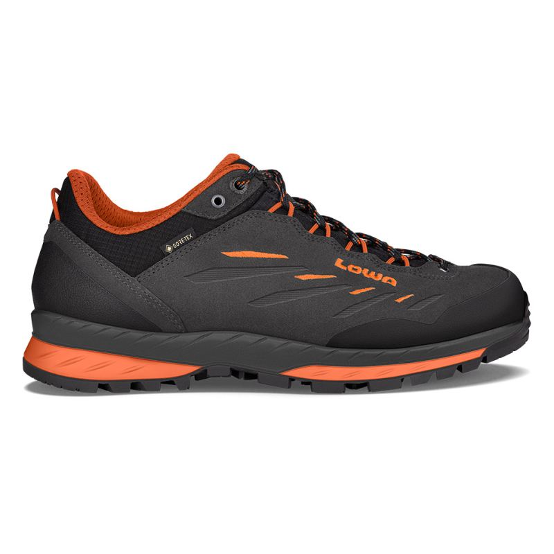 Lowa | Herren Delago GTX Lo, Anthrazit/Flame | Schneller Versand Lowa | Herren Delago GTX Lo, Anthrazit/Flame | Schneller Versand