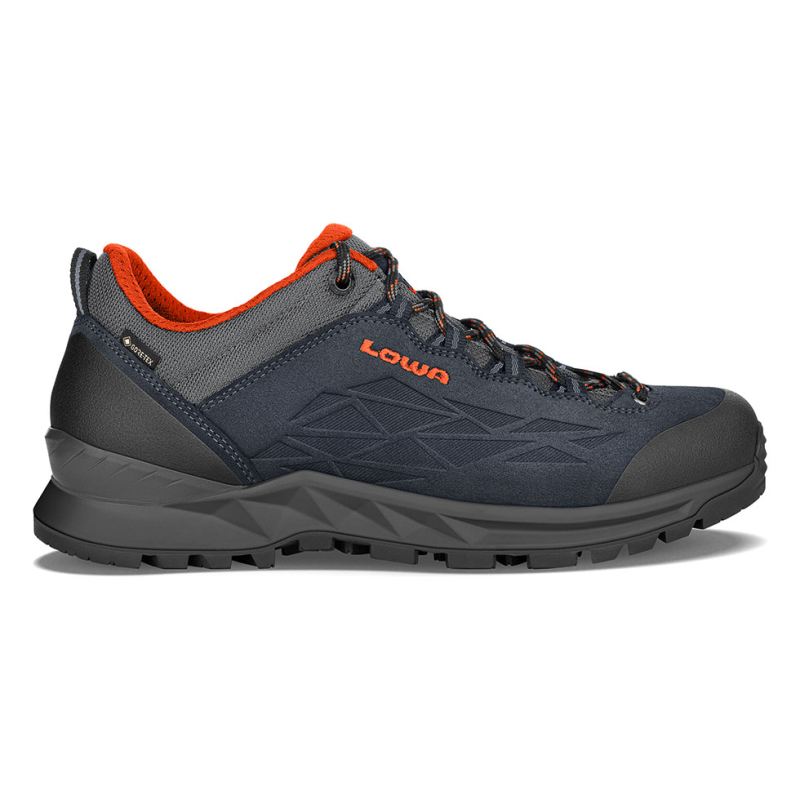 Lowa | Herren Lowa Explorer II GTX Lo, Marineblau/Orange | Schneller Versand