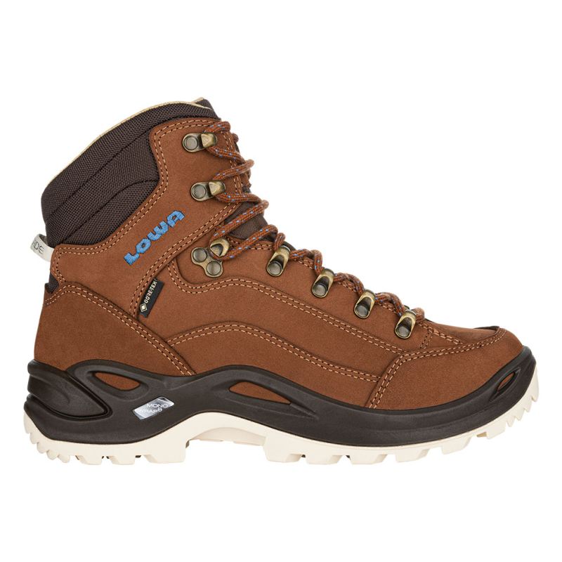 Lowa | Damen Renegade GTX Mid Ws – Mahagoni/Marineblau | Sofort lieferbar
