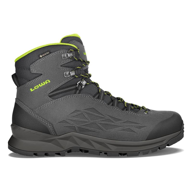 Lowa | Herren Lowa Explorer II GTX Mid, Anthrazit/Limette | Schneller Versand