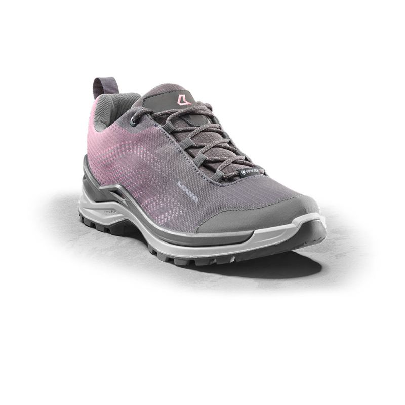 Lowa | Zirrox GTX Lo Ws für Damen, Anthrazit/Braunrosa | Schneller Versand