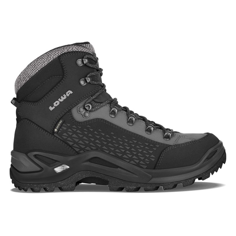 Lowa | Herren Renegade Warm GTX Mid - Schwarz/Grau | Schneller Versand