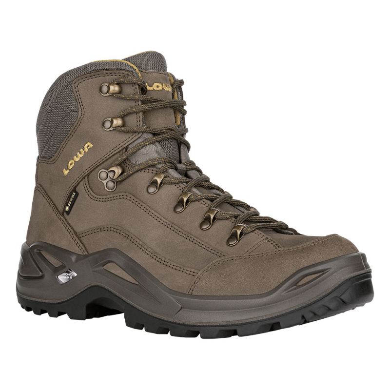 Lowa | Herren Renegade GTX Mid, Oliv/Senfgelb | Schneller Versand