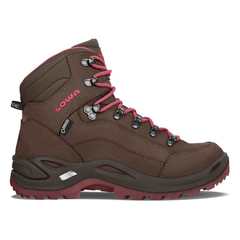 Lowa | Renegade GTX Mid Ws für Damen, Espresso/Beere | Sofort lieferbar