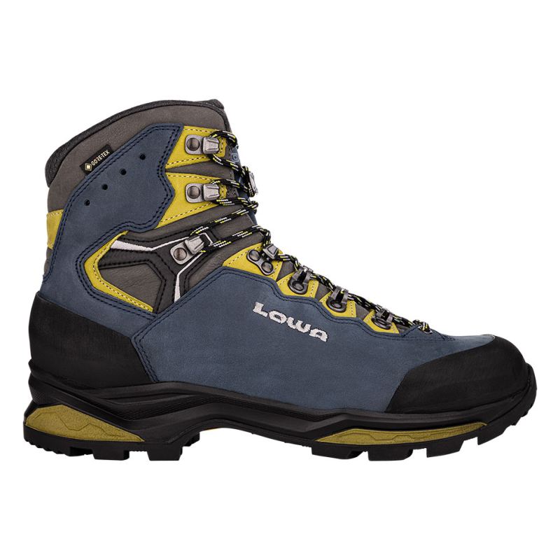 Lowa | Herren Camino Evo GTX – Stahlblau/Kiwi | Schneller Versand
